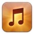 Music icon text